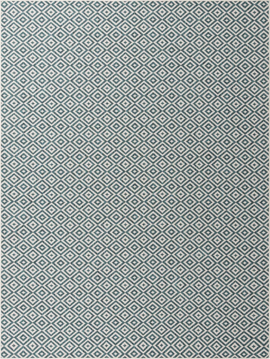 Urban Oasis Rugs Collection Area Rug -  Rooftop (Teal) Rectangle Teal Main