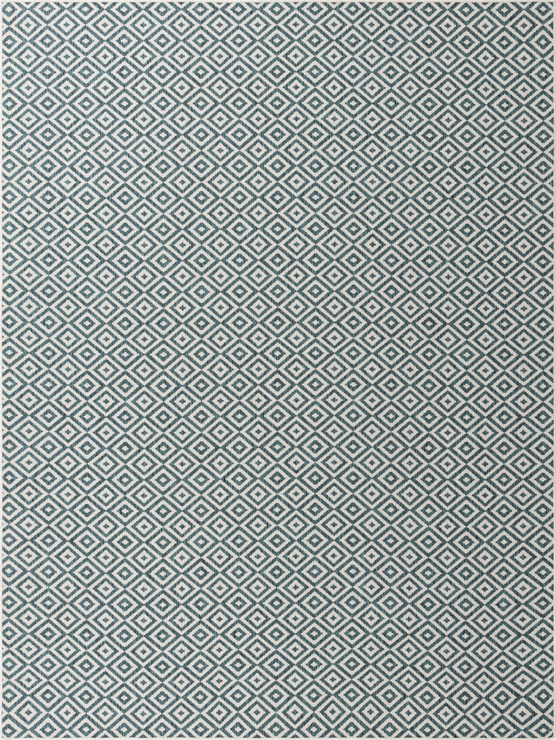 Urban Oasis Rugs Collection Area Rug -  Rooftop (Teal) Rectangle Teal Main