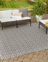 Urban Oasis Rugs Collection Area Rug -  Rooftop (Charcoal Gray) Square Charcoal Gray  lifestyle 0