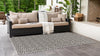 Urban Oasis Rugs Collection Area Rug -  Rooftop (Charcoal Gray) Rectangle Charcoal Gray  lifestyle 2