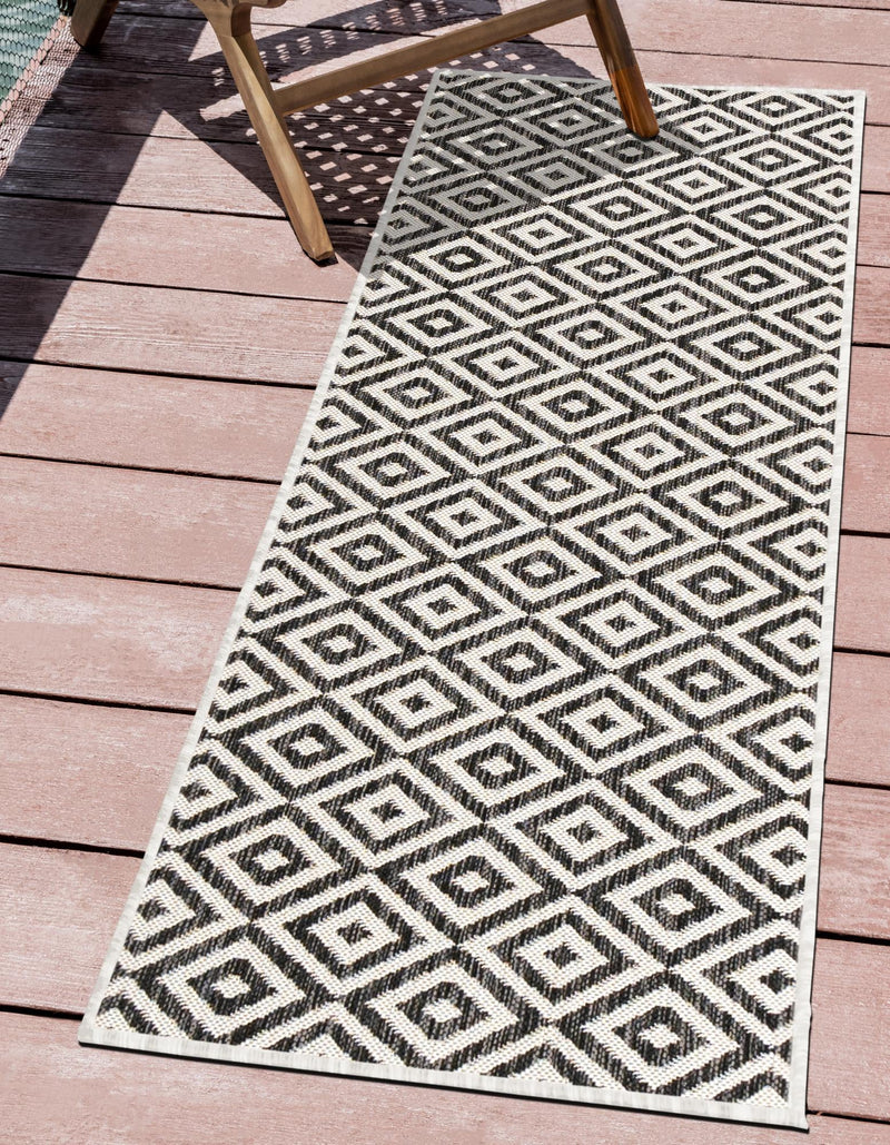 Urban Oasis Rugs Collection Area Rug -  Rooftop (Charcoal Gray) Runner Charcoal Gray  lifestyle 0