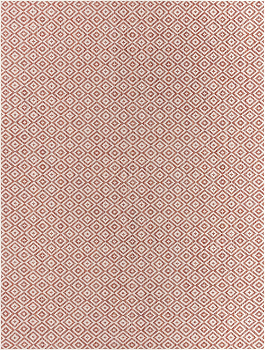 Urban Oasis Rugs Collection Area Rug -  Rooftop (Rust Red) Rectangle Rust Red Main