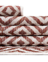 Urban Oasis Rugs Collection Area Rug -  Rooftop (Rust Red) Square Rust Red  lifestyle 55