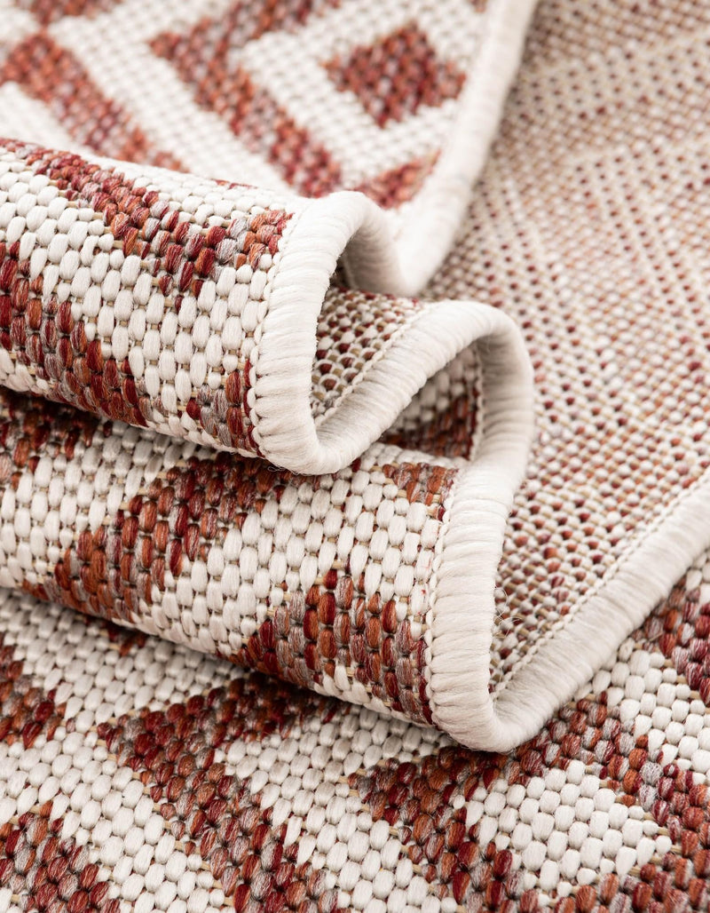 Urban Oasis Rugs Collection Area Rug -  Rooftop (Rust Red) Square Rust Red  lifestyle 56