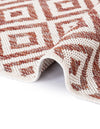 Urban Oasis Rugs Collection Area Rug -  Rooftop (Rust Red) Square Rust Red  lifestyle 57