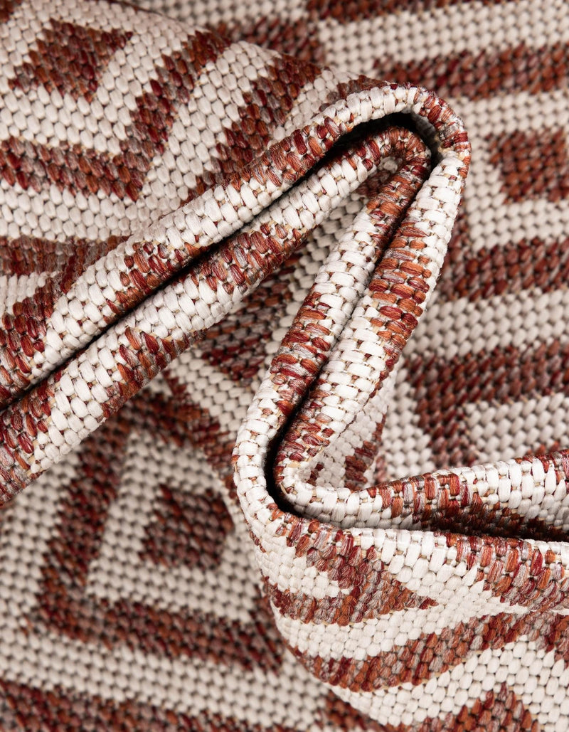 Urban Oasis Rugs Collection Area Rug -  Rooftop (Rust Red) Square Rust Red  lifestyle 59