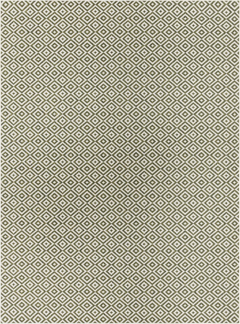 Urban Oasis Rugs Collection Area Rug -  Rooftop (Green) Rectangle Green Main