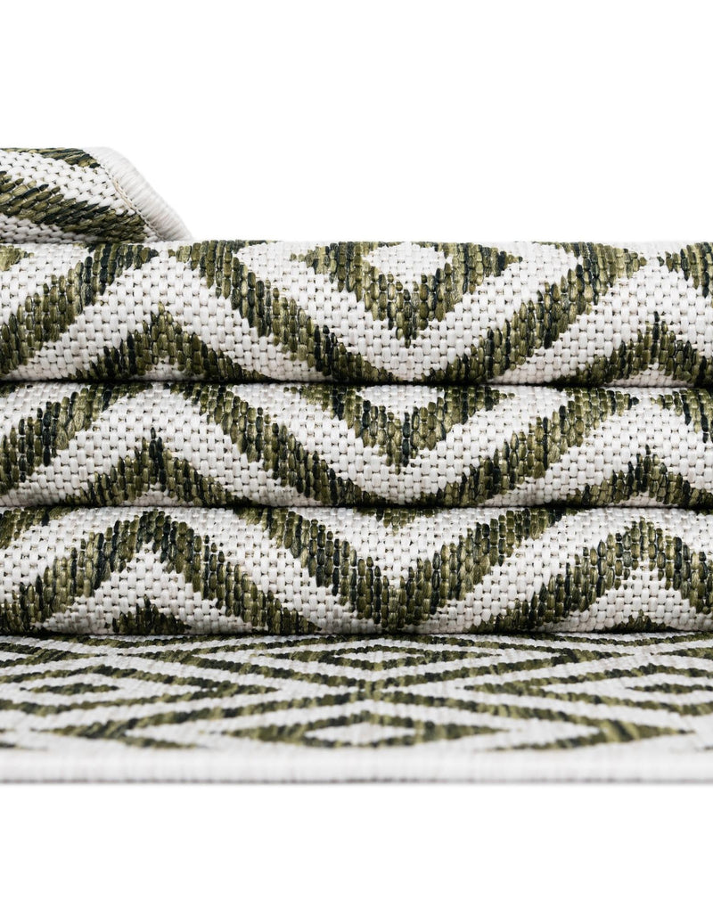 Urban Oasis Rugs Collection Area Rug -  Rooftop (Green) Rectangle Green  lifestyle 27