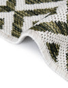 Urban Oasis Rugs Collection Area Rug -  Rooftop (Green) Rectangle Green  lifestyle 29