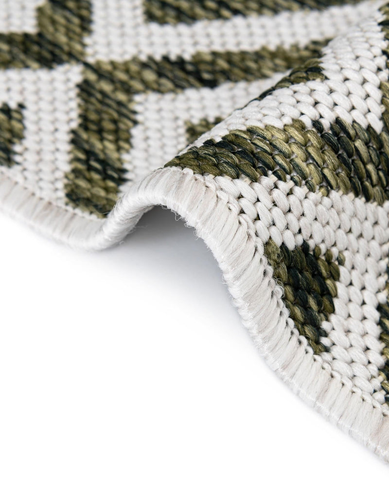 Urban Oasis Rugs Collection Area Rug -  Rooftop (Green) Rectangle Green  lifestyle 29