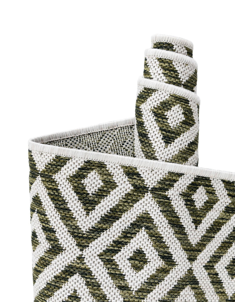 Urban Oasis Rugs Collection Area Rug -  Rooftop (Green) Rectangle Green  lifestyle 30