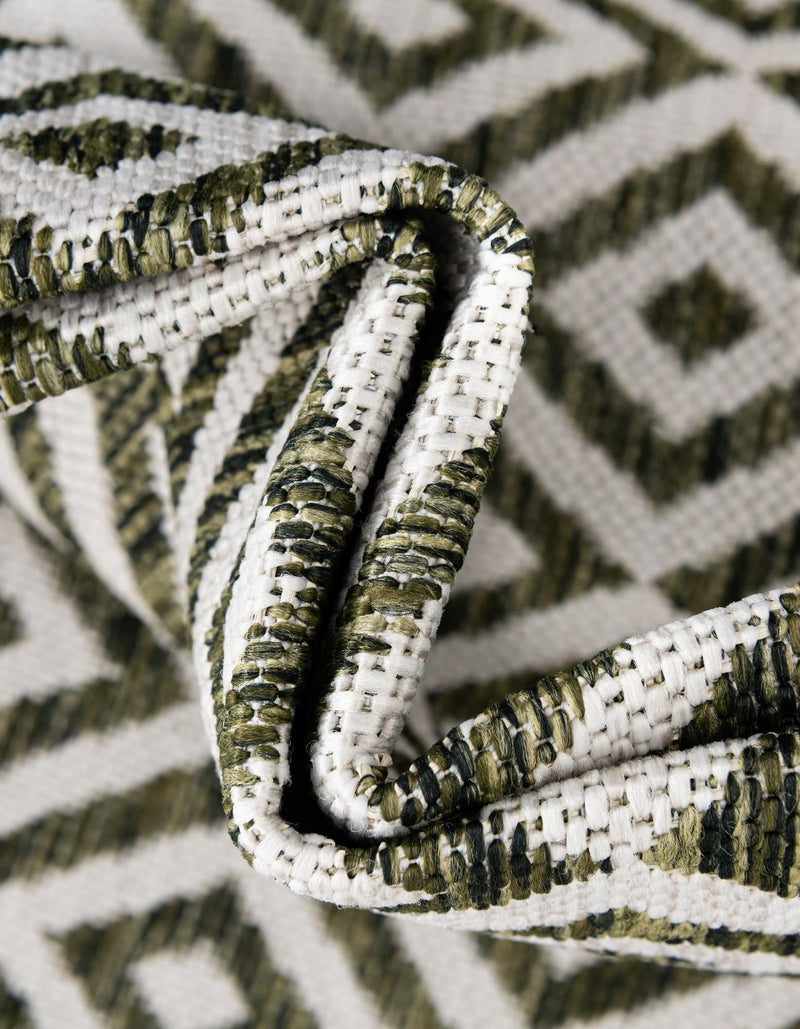 Urban Oasis Rugs Collection Area Rug -  Rooftop (Green) Rectangle Green  lifestyle 31