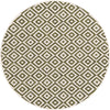 Urban Oasis Rugs Collection Area Rug -  Rooftop (Green) Round Green  lifestyle 34