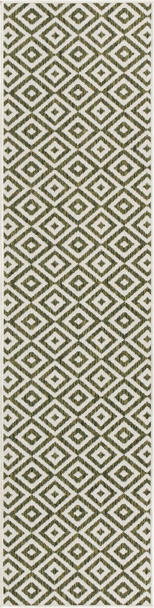 Urban Oasis Rugs Collection Area Rug -  Rooftop (Green) Runner Green Main