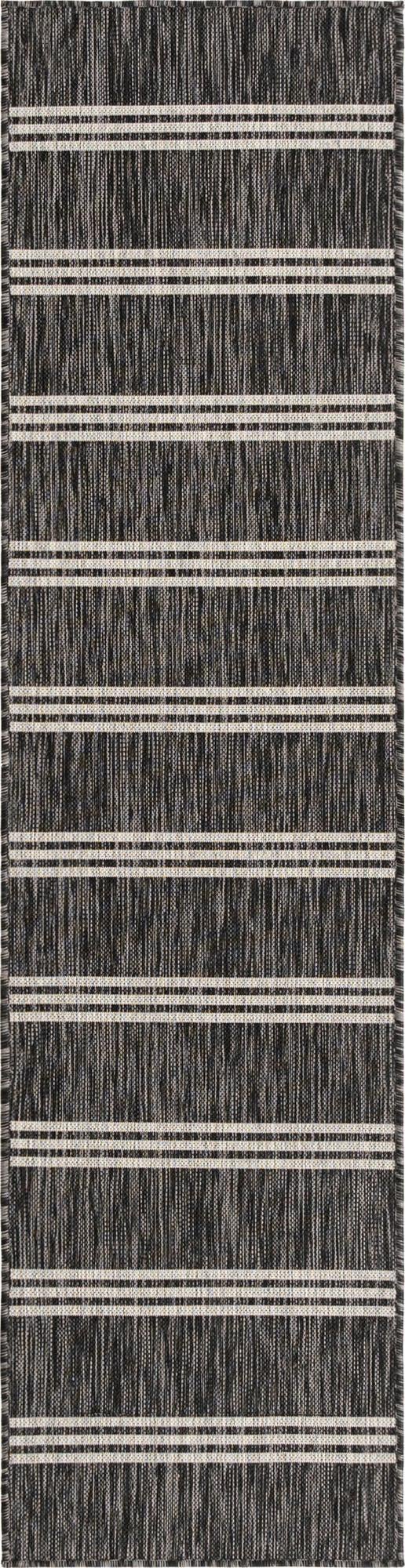Urban Oasis Rugs Collection Area Rug -  District (Charcoal) Runner Charcoal Main