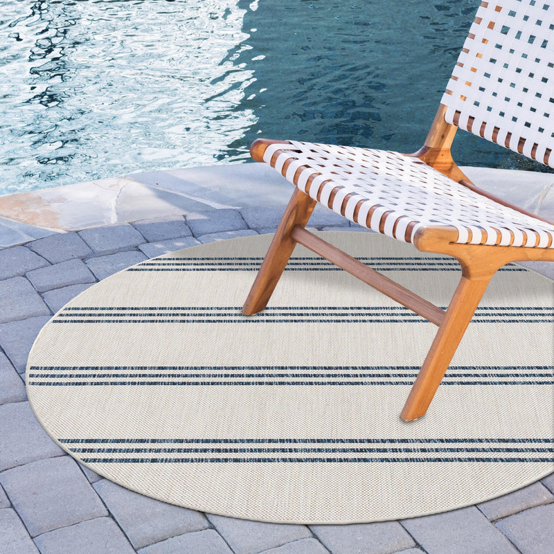 Urban Oasis Rugs Collection Area Rug -  District (Ivory) Round Ivory  lifestyle 0