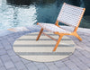 Urban Oasis Rugs Collection Area Rug -  District (Ivory) Round Ivory  lifestyle 2