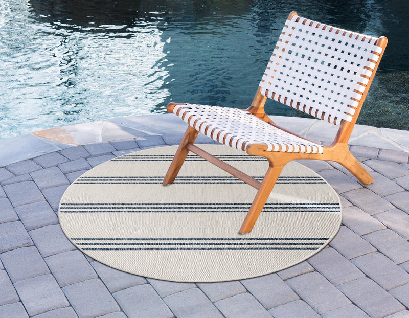 Urban Oasis Rugs Collection Area Rug -  District (Ivory) Round Ivory  lifestyle 2