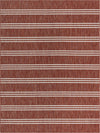 Urban Oasis Rugs Collection Area Rug -  District (Rust Red) Rectangle Rust Red Main
