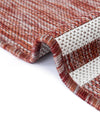 Urban Oasis Rugs Collection Area Rug -  District (Rust Red) Square Rust Red  lifestyle 16