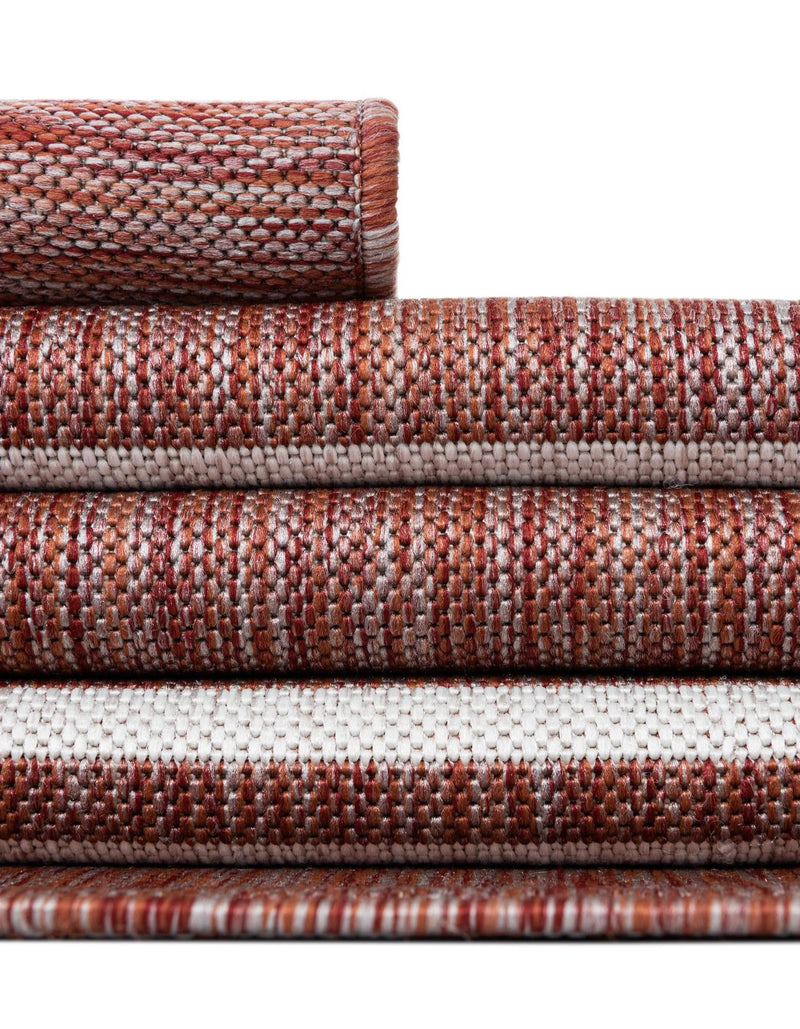 Urban Oasis Rugs Collection Area Rug -  District (Rust Red) Runner Rust Red  lifestyle 66