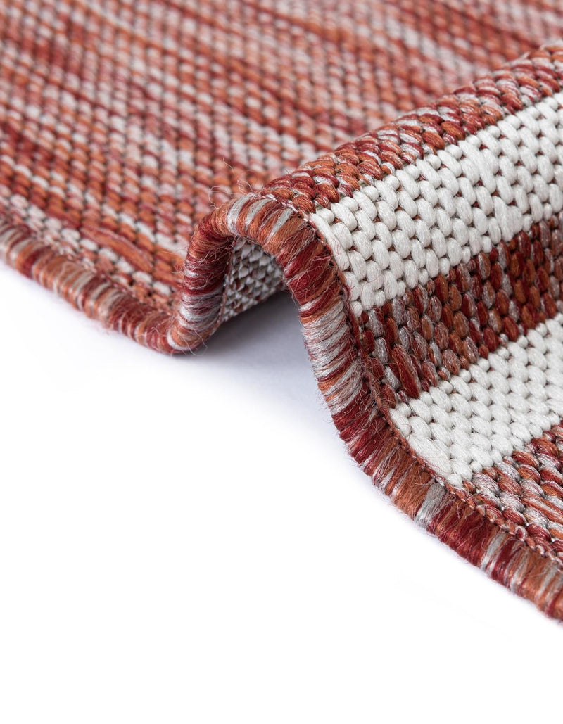 Urban Oasis Rugs Collection Area Rug -  District (Rust Red) Runner Rust Red  lifestyle 68
