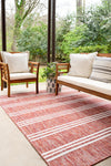 Urban Oasis Rugs Collection Area Rug -  District (Rust Red) Rectangle Rust Red  lifestyle 0