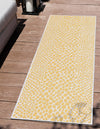 Urban Oasis Rugs Collection Area Rug -  Terrace (Yellow Ivory) Runner Yellow Ivory  lifestyle 0
