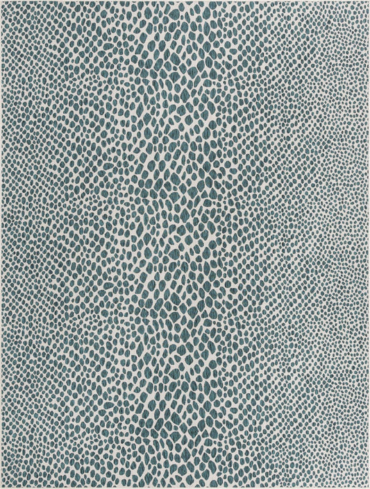 Urban Oasis Rugs Collection Area Rug -  Terrace (Teal) Rectangle Teal Main