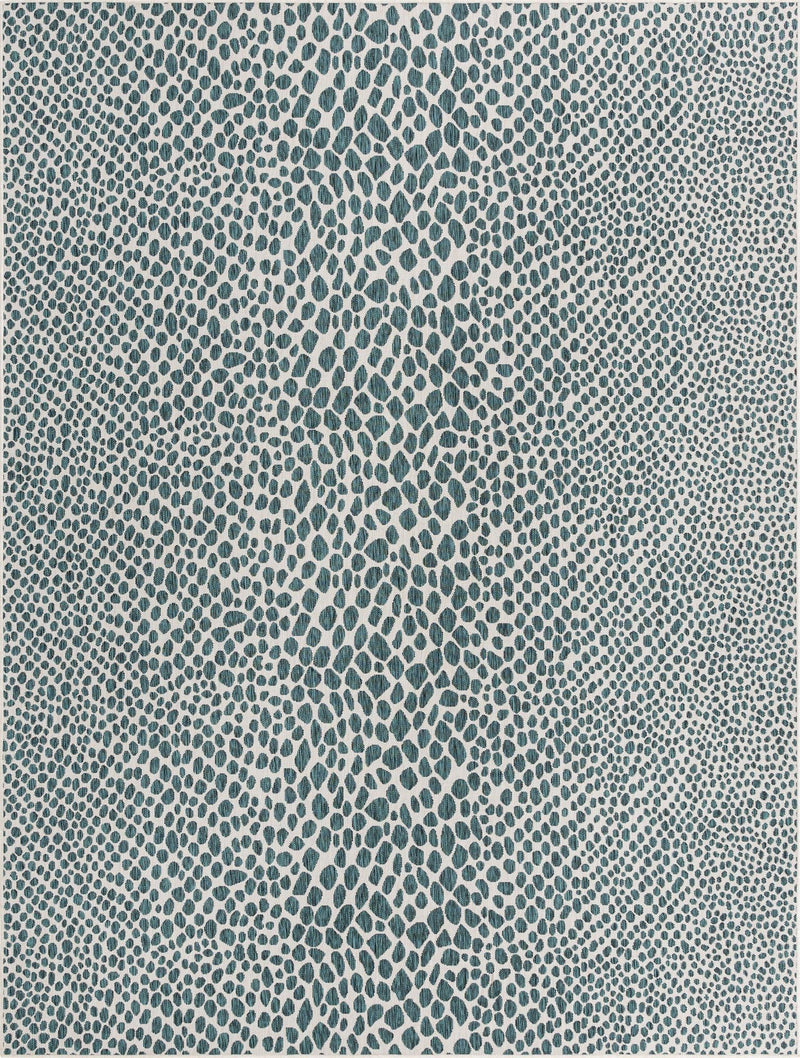 Urban Oasis Rugs Collection Area Rug -  Terrace (Teal) Rectangle Teal Main