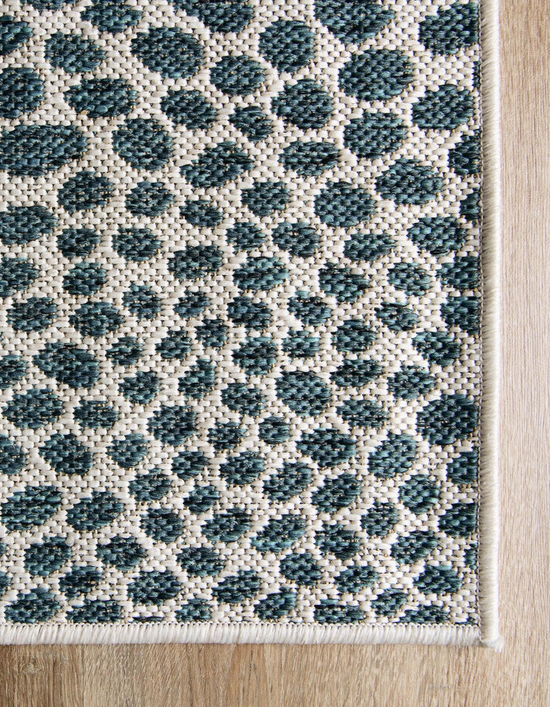 Urban Oasis Rugs Collection Area Rug -  Terrace (Teal) Rectangle Teal  lifestyle 3