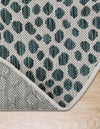 Urban Oasis Rugs Collection Area Rug -  Terrace (Teal) Oval Teal  lifestyle 19