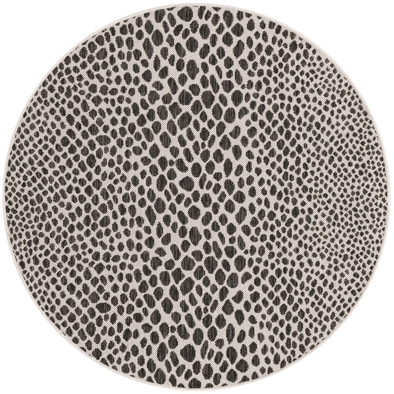 Urban Oasis Rugs Collection Area Rug -  Terrace (Black) Round Black  lifestyle 46