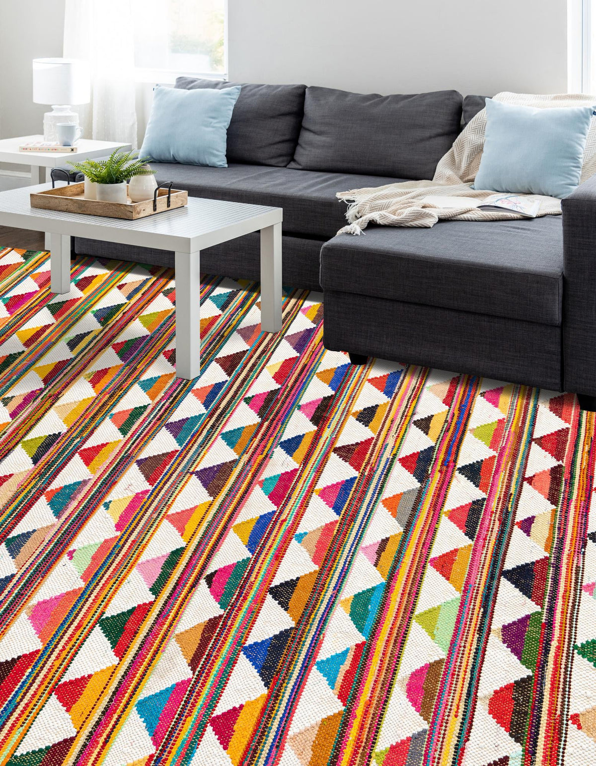 Sundara Trellis Collection Area Rug - Mysore Rectangle Multi  lifestyle 4