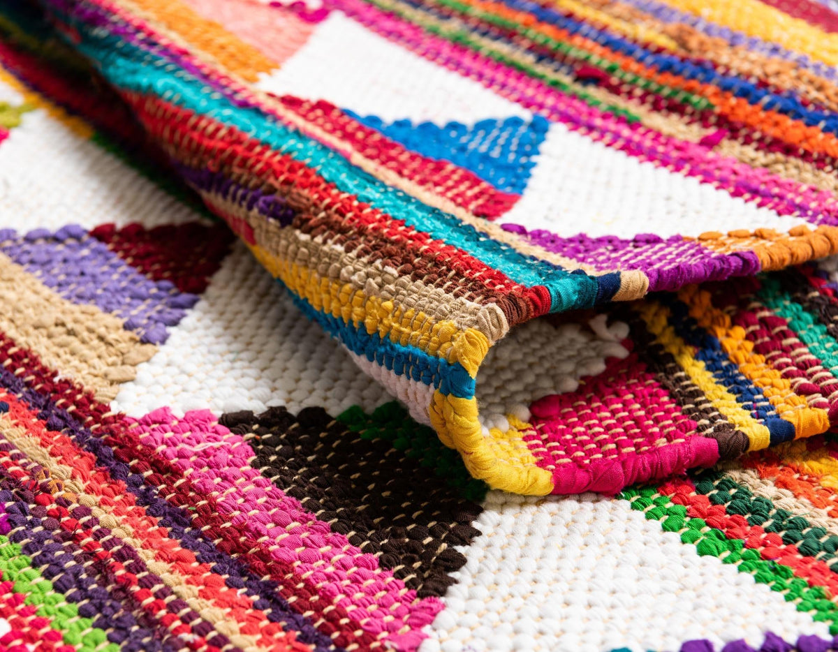 Tulum Trellis Collection Area Rug - Mysore Rectangle Multi  lifestyle 12