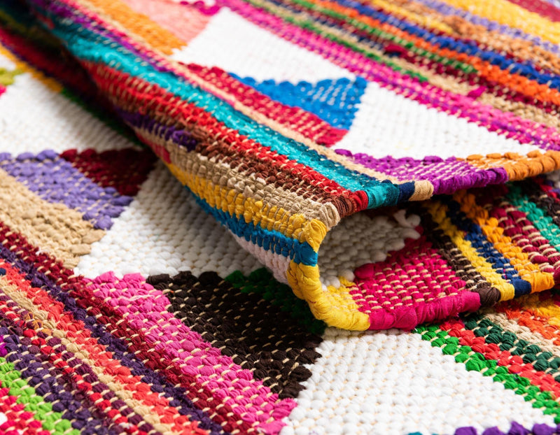 Tulum Trellis Collection Area Rug - Mysore Rectangle Multi  lifestyle 12