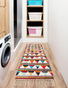 Tulum Trellis Collection Area Rug - Mysore Runner Multi  lifestyle 36