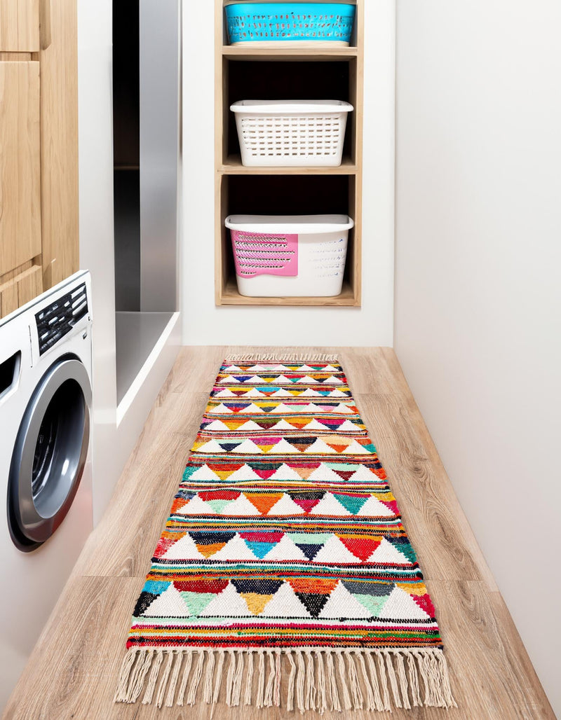 Tulum Trellis Collection Area Rug - Mysore Runner Multi  lifestyle 36