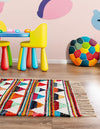 Tulum Trellis Collection Area Rug - Mysore Runner Multi  lifestyle 37