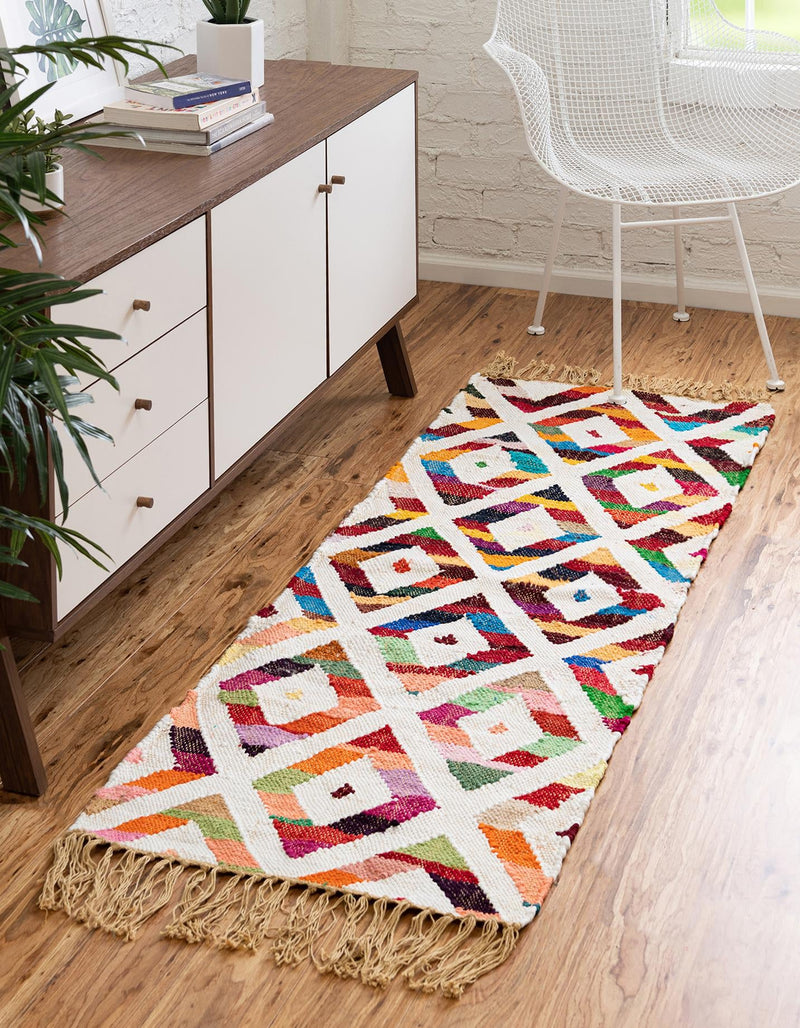 Tulum Trellis Collection Area Rug - Casablanca Runner Multi  lifestyle 10
