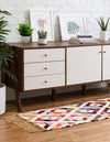Tulum Trellis Collection Area Rug - Casablanca Runner Multi  lifestyle 11