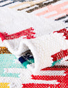 Moroccan Lattice Woven Collection Area Rug - Casablanca Rectangle Multi  lifestyle 13