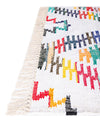 Moroccan Lattice Woven Collection Area Rug - Casablanca Rectangle Multi  lifestyle 14