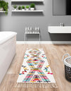 Moroccan Lattice Woven Collection Area Rug - Casablanca Runner Multi  lifestyle 31