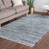Zigzag Marina Collection Area Rug - HarborStripes Rectangle Denim  lifestyle 66