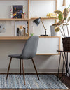 Zigzag Marina Collection Area Rug - HarborStripes Runner Denim  lifestyle 92