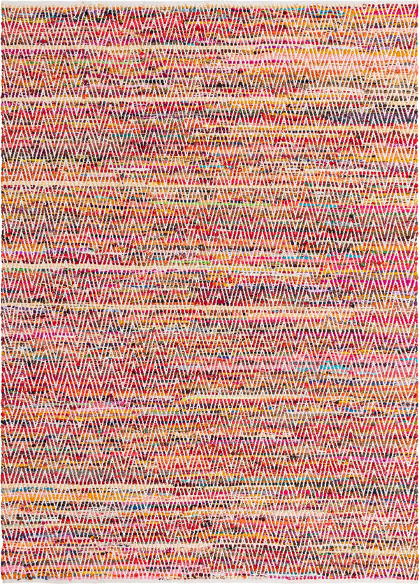 Zigzag Marina Collection Area Rug - HarborStripes Rectangle Multi Main