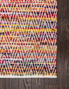 Zigzag Marina Collection Area Rug - HarborStripes Rectangle Multi  lifestyle 51