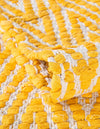 Zigzag Marina Collection Area Rug - HarborStripes Rectangle Yellow  lifestyle 34