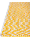 Zigzag Marina Collection Area Rug - HarborStripes Rectangle Yellow  lifestyle 35